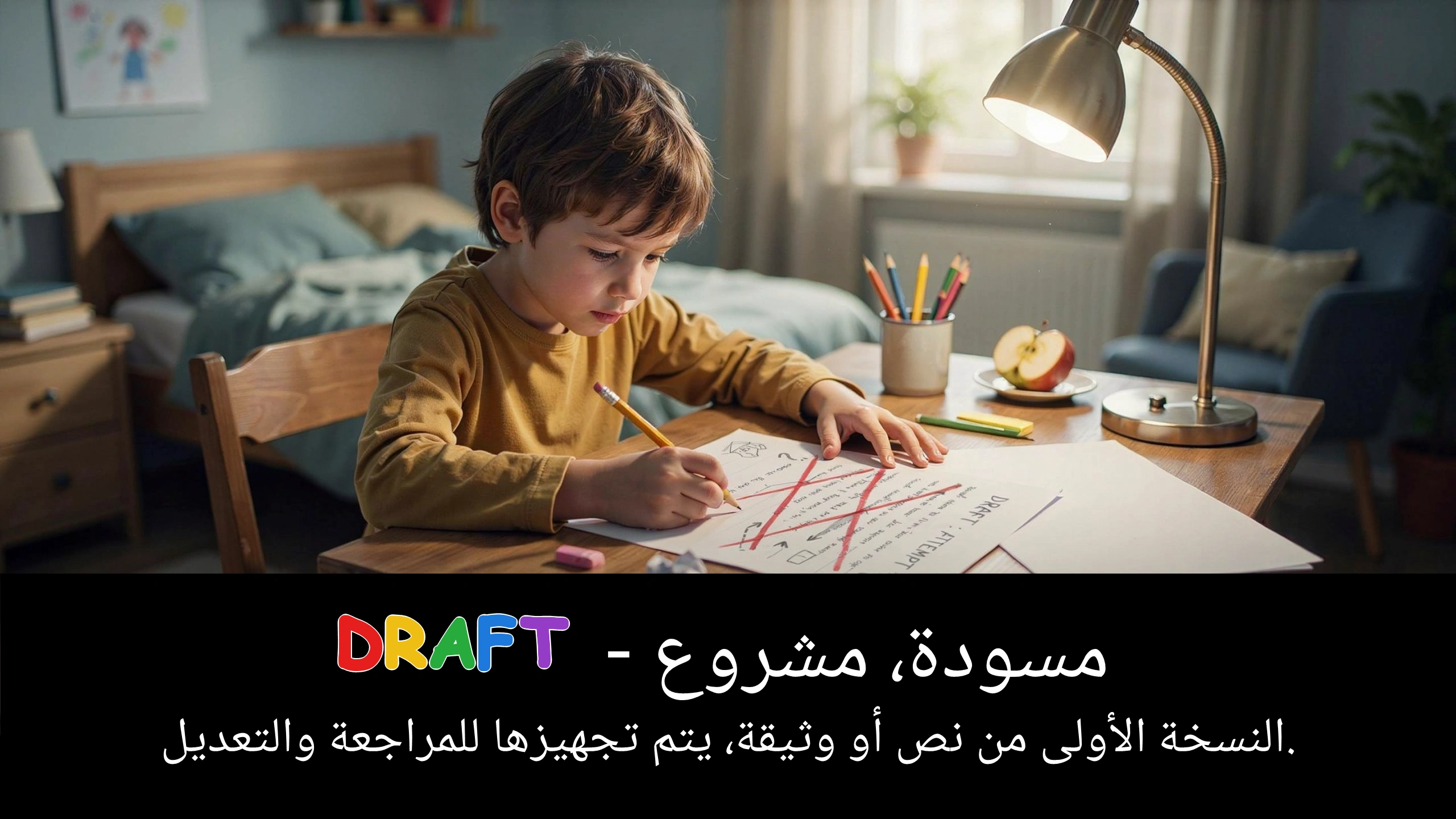 Arabic Illustration for draft